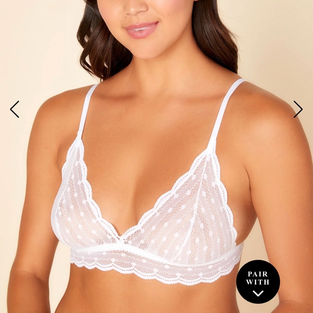 Cosabella Pink Lace Bralette Intimates